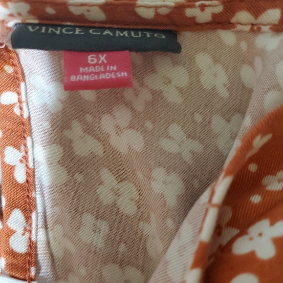 Little girls Vince Camuto floral jumpsuit NWOT - Picture 4 of 4